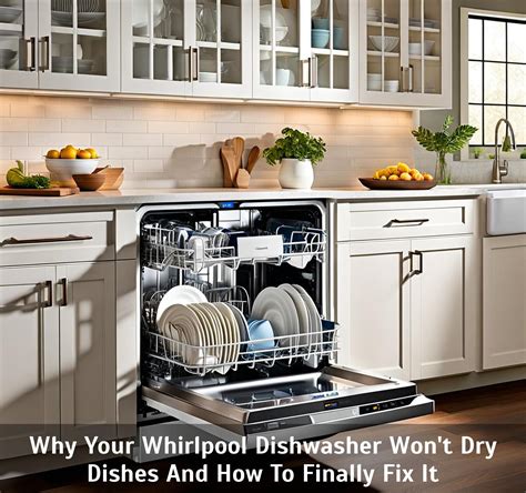 Whirlpool dishwasher won. Jun 14, 2023 · Here I will share with you 10 common reasons why your Whirlpool dishwasher is not spraying. 1. Circulation pump issues. A circulation pump is one important component that helps spread water inside the dishwasher. With the help of a pump motor and impeller, it pumps the soapy water inside the dishwasher and sprays it through the spray arms. 