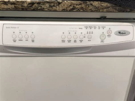 Whirlpool quiet partner ii blinking lights. My Whirlpool Quiet Partner II (8575637) is flashing the "normal", "rinse only", "start" and "cancel" lights. There is standing water in the washer. the cycle began and stopped with the "rinse only" and "start" lights flashing. I pressed the "cancel" and that is when the four lights indicated above started blinking. 