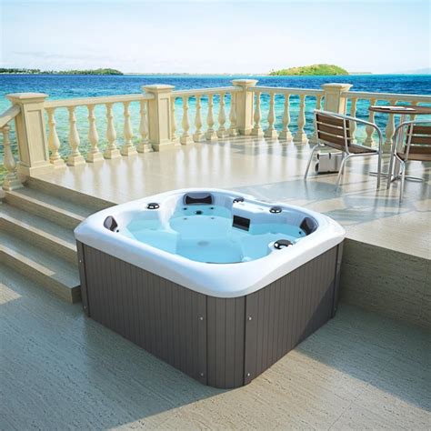 Whirlpool spa. Call for Pricing 1-866-409-7751. The American Whirlpool 982 was designed to transform your backyard into the perfect spa retreat. Target your muscles with 84 hydrotherapy jets for complete indulgence. Accommodate 8 people and comes standard with many of amazing features. Perfect for entertaining, family or just getting away from it all. 