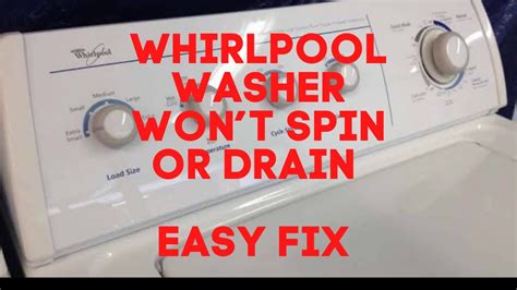 Whirlpool top load washer stuck on wash cycle. Options. Place the cycle knob on "Normal". Then turn one complete to to the left. Then three clicks to the right. Then one click to the left. Then one click to the right. Now all the lights will begin to flash. Now turn to the right until the "Wash, Rinse, Complete" lights are all lit. Press the Start button. 