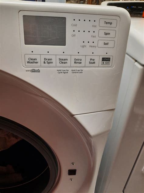 Feb 15, 2021 · Recently bought a front loading whirlpool washing machine model WFW5620HW. When you push the start Botton the display a small red key with the letters LOC. How do I disable the loc so I can start the … . 