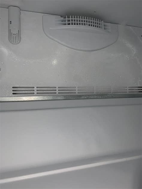 May 28, 2023 · The freezer is cooling a little bit, but the frige is not. cooling since. Cant hear a fan when i open the door. I opened the rear panel, dusted off the coils. Saw the condenser fan was running fine. Opened the freezer section, there was frost at the back panel. Using an airdyer i melted off most of the frost off. . Whirlpool wrf736sdam14 not cooling