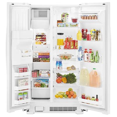 Whirlpool 36-inch Wide Side-by-Side Refrigerator - 25 cu. ft. - Fingerprint Resistant Stainless Steel (WRS325SDHZ). Shop now.. 