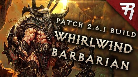 Whirlwind barbarian d3. Introduction. This mobile, DoT-based Barbarian build utilizes the Wrath of the Wastes set for its Rend-empowering aspects, and adds a slew of synergistic legendary items into a single, adaptable and very lethal package. The build is designed with Greater Rift solo progression in mind. For more information about how this build performs on the ... 