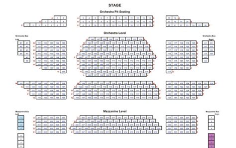 Whitaker Center Seating Chart