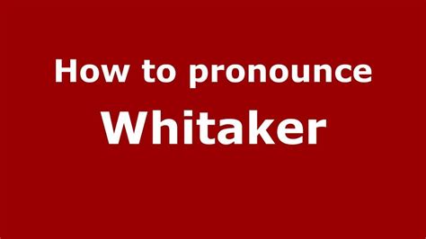Pronunciation of primmie whitaker with 1 audio pronunciation and more for primmie whitaker.. 