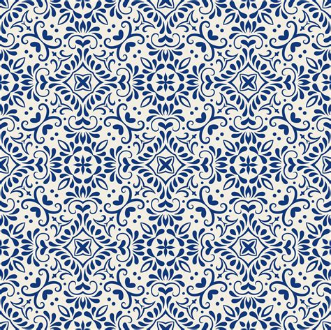 White Blue Pattern