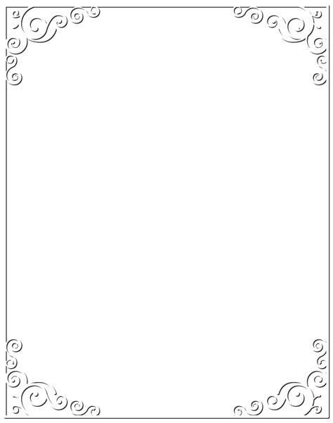 White Border PNG Transparent Images Free Download Vector …