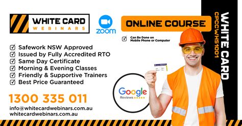 White Card Course NSW - White Card Training NSW LST