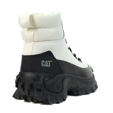 White Caterpillar Trespass Waterproof Galosh Boots - Caterpillar …