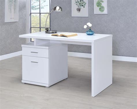 White Desk With File Cabinet Wayfair