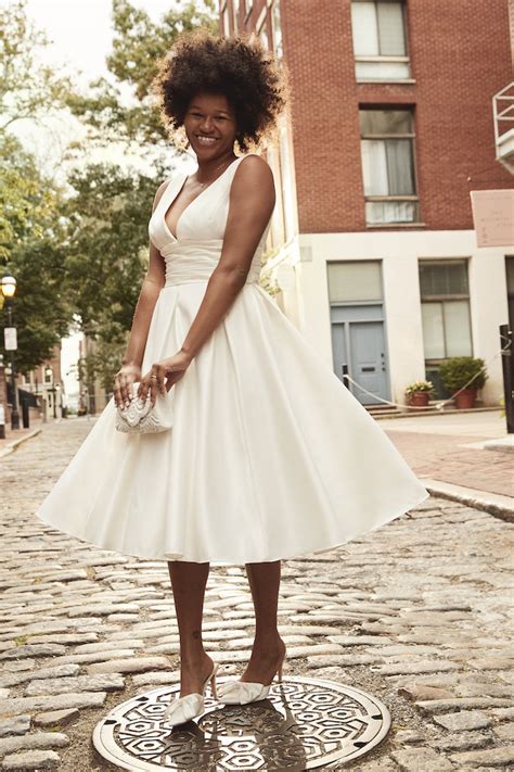 White Dress For Court Wedding
