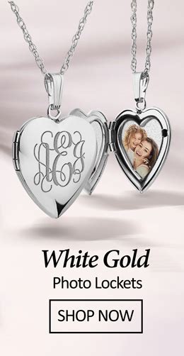 White Gold Lockets - Lockets - Heartsmith