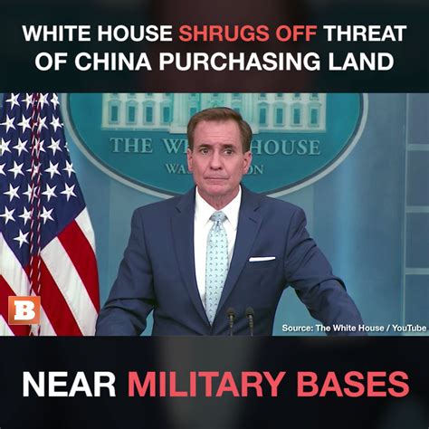 White House Shrugs off Threat of China Purchasing Land Near …