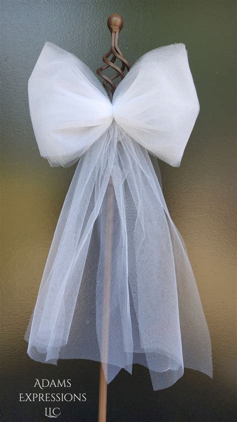 White Organza Bows - Etsy