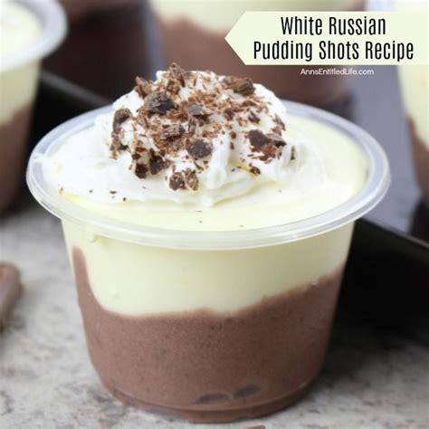 White Russian Pudding Shot