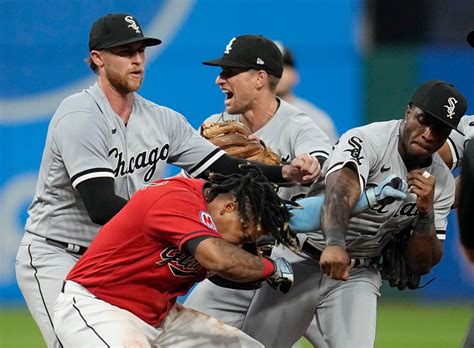White Sox-Guardians game delayed after brawl, 6 ejected