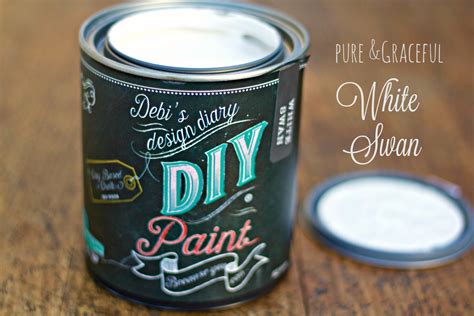 White Swan DIY Paint by Debi