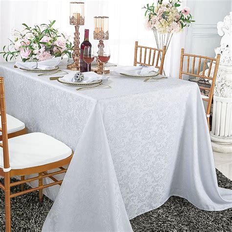 White Wedding Tablecloths