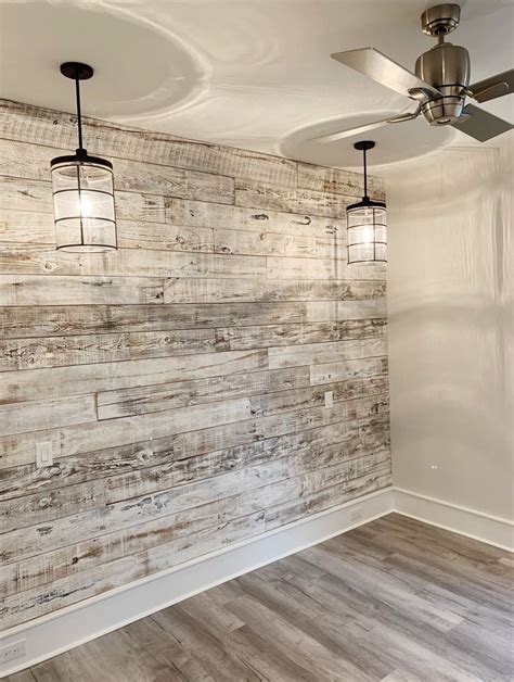 White Wood Accent Wall Ideas