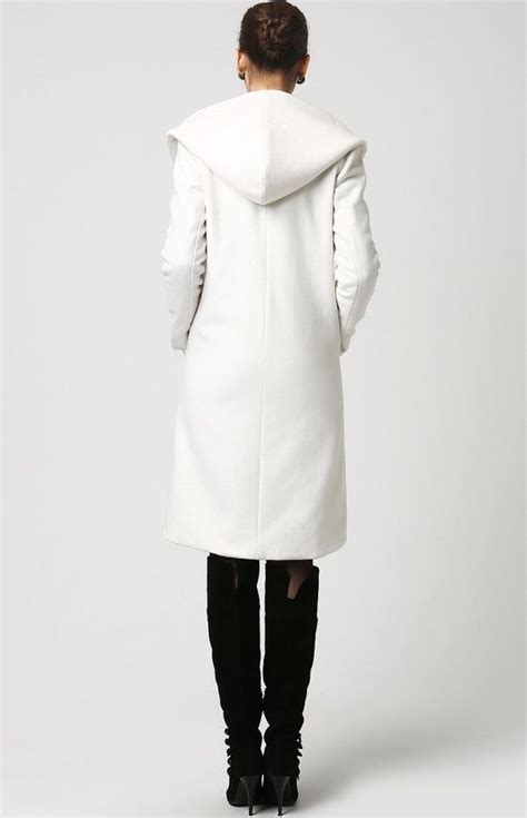 White Wrap Coat - Etsy