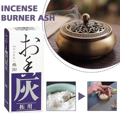 White ash for incense. .  ...