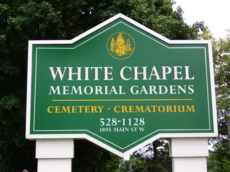 White chapel cemetery obituaries. .  ...