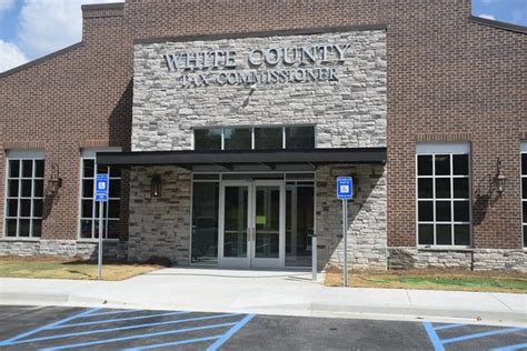 White county tax commissioner.  The additional counties are linked to externa...