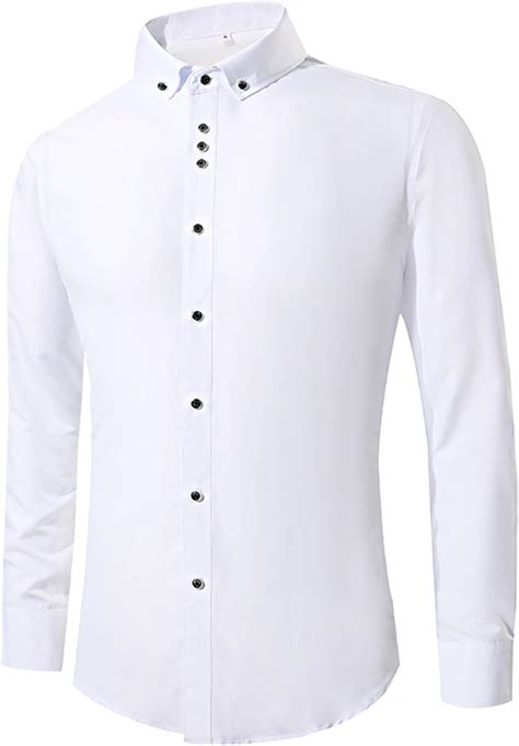  Men's Dress Shirts Long Sleeve Wrinkle-Free Stretch Shirts Solid Formal Button Down Shirt with Pocket. 4,984. 700+ bought in past month. $2299. List: $29.99. Join Prime to buy this item at $19.77. FREE delivery Thu, Mar 7 on $35 of items shipped by Amazon. . 