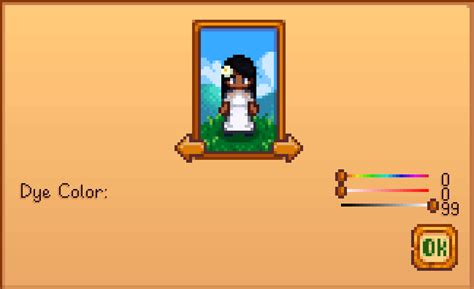 White dye stardew valley. Welcome to part four of the Stardew Valley guide to the Community Centre. So far, I’ve covered the Crafts Room, the Pantry, and the Fish Tank bundles. Today I’ll be looking at the Bulletin Board; although the Boiler Room opens up earlier, it’s also a much smaller bundle set, so I’ve tied that one together with the Vault and the ... 