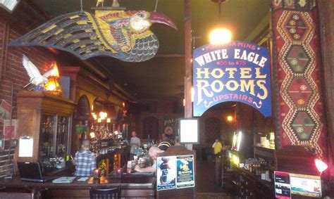 White eagle saloon. McMenamins Historic Hotels. Our hotels are peppered throughout the Pacific Northwest, offering one-of-a-kind experiences with your overnight stay. You’ll find bars, restaurants, gardens, soaking pools, spas, breweries, movie theaters, art, history, hidden rooms, fires, fun and new friends. Join us for an adventure! 