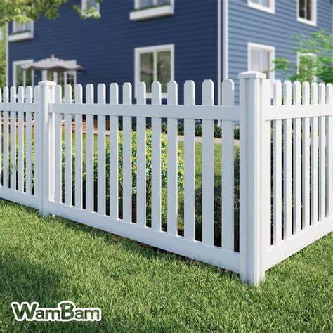 White fence home depot.  Praised with a 4.  With an exceptional variety of...