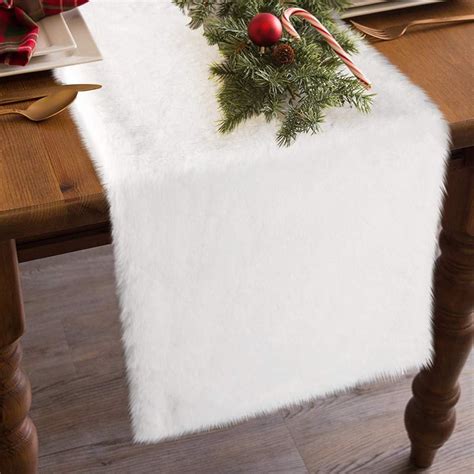 White fur table runner. Things To Know About White fur table runner. 