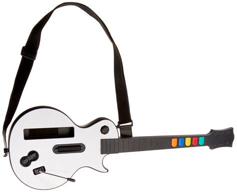 White guitar hero guitar. Guitar Hero Guitar for PlayStation 3 and PC, Wireless White Guitar Controller with Strap for Clone Hero, Rock Band and Guitar Hero Games (5 Buttons) by DOYO. 3.6 out of 5 stars 81. 50+ bought in past month. No Operating System. $89.99 $ 89. 99. FREE delivery Tue, Oct 17 . Only 5 left in stock - order soon. 