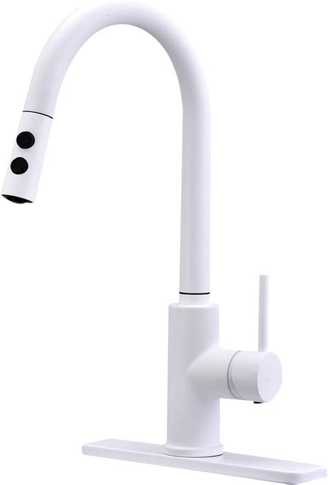 White kitchen faucets amazon.  Explore white kitchen faucets with pull-down ...