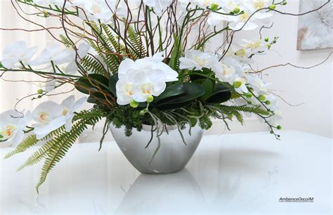 White orchid flower.  Create stunning, maintenance-free floral designs w...