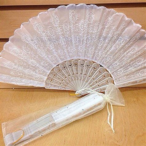 White organdy hand fan - Unknown — Google Arts & Culture