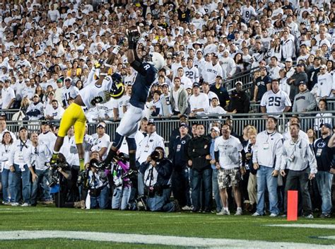 White out games. The Nittany Lions are currently 8-8 in White-Out games, having defeated then-14th ranked Michigan 28-21 on Oct. 19, 2019. Penn State did not host a White Out game in 2020 due to the ongoing ... 
