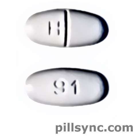 "91 H White and Oval" Pill Images. The followin