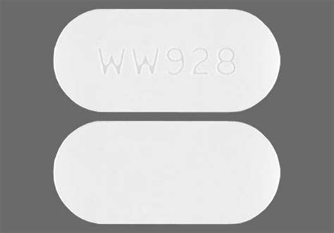White oval pill ww928. Further information. Always consult your healthcare provider to ensure the information displayed on this page applies to your personal circumstances. Pill Identifier results for "17 White and Oval". Search by imprint, shape, color or drug name. 
