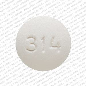 Pill Imprint PLIVA 314. This white round pill with i