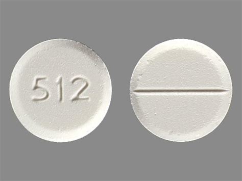 Pill Imprint: 512 Color: White Shape: Round Oxycodone/APAP 5mg-325mg Tab Strength: 5 MG-325MG Pill Imprint: ALV 196. 