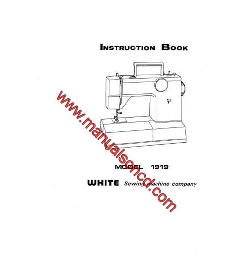 White sewing machine model 1919 manual. - Brazileiro soares, romance original, com uma cartaprefacio de eça de queiroz..