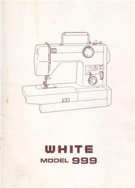 White sewing machine model 999 manual. - Suite du projet de loi sur les successions.