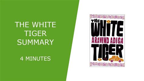 White tiger book.  Find summaries for every chapter, including a The White Tiger Chapter...