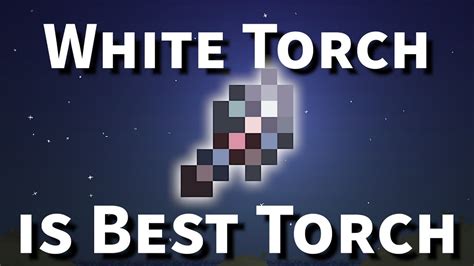 White torch terraria. 1. mrkite77 • 10 yr. ago. Regular torches have an RGB of 1.0, 0.95, 0.8, Ice torches have 1.0, 0.7, 0.85 so a bit more blue light but a lot less green light. Ichor torches might the brighest, 1.25, 1.25, 0.8. If you don't use colored lighting, then all torches are 1.0, and campfires are the only thing brighter than 1.0. 