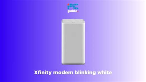 White xfinity modem.  Learn about the meaning and common causes of the white light on Xfinity ...