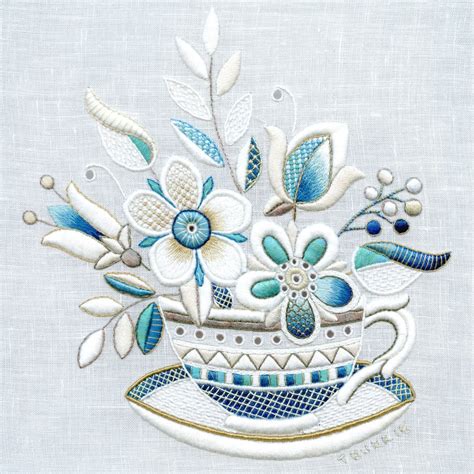 Whitework Patterns Hand Embroidery Tutorial, Embroidery Flowers Pattern