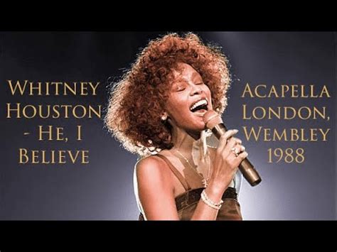 Whitney Houston - He, I Believe (London, Wembley 1988)