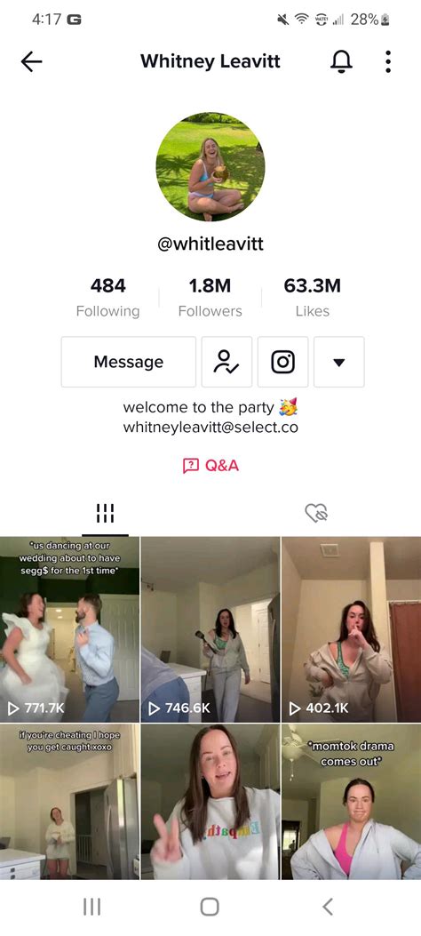 Whitney on TikTok